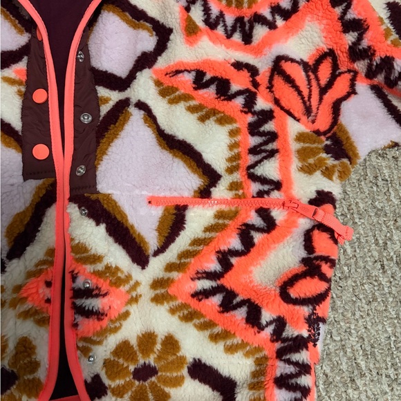 NWOT Hit The Slopes Printed Fleece Jacket - Picture 7 of 9